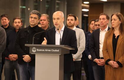 Conferencia de prensa de Horacio Rodrguez Larreta